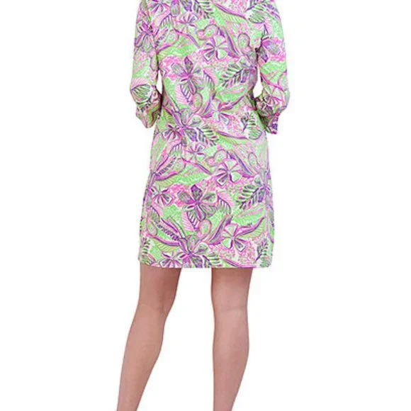 Stella Parker UPF 50 3/4 Sleeve Women's Dress (Medium) - Picture 2 of 13